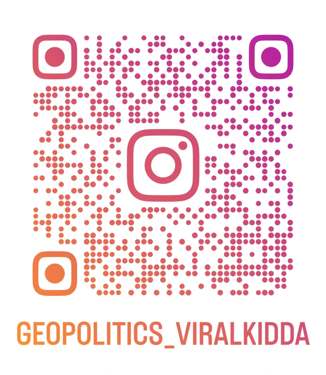 Geopolitics Instagram Profile Easy Scan QR code