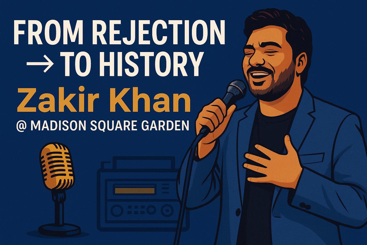 Zakir Khan RJ Rejection to Medison Square Garden Success story