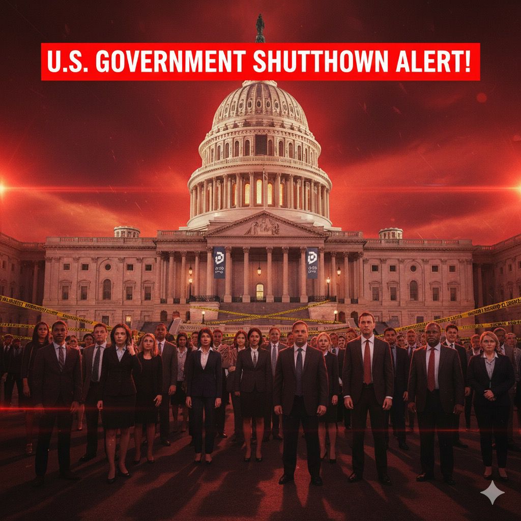 Thumbnail showing U.S. government shutdown 2025 with DOGE impact