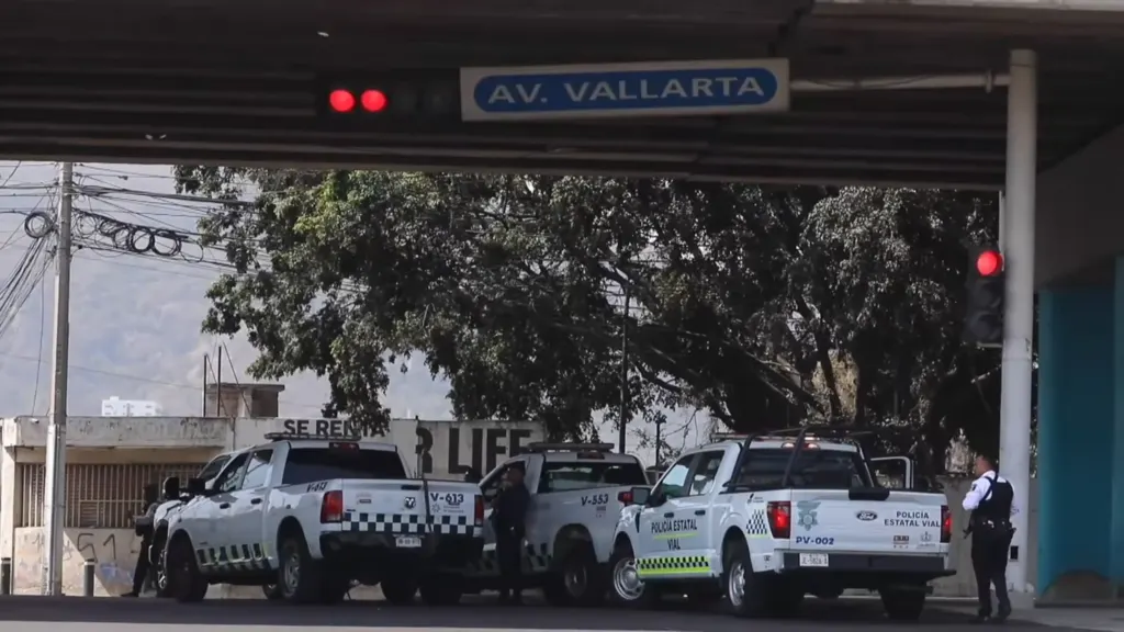 Mexican police deployed in Jalisco, February 2026, following the killing of CJNG leader El Mencho