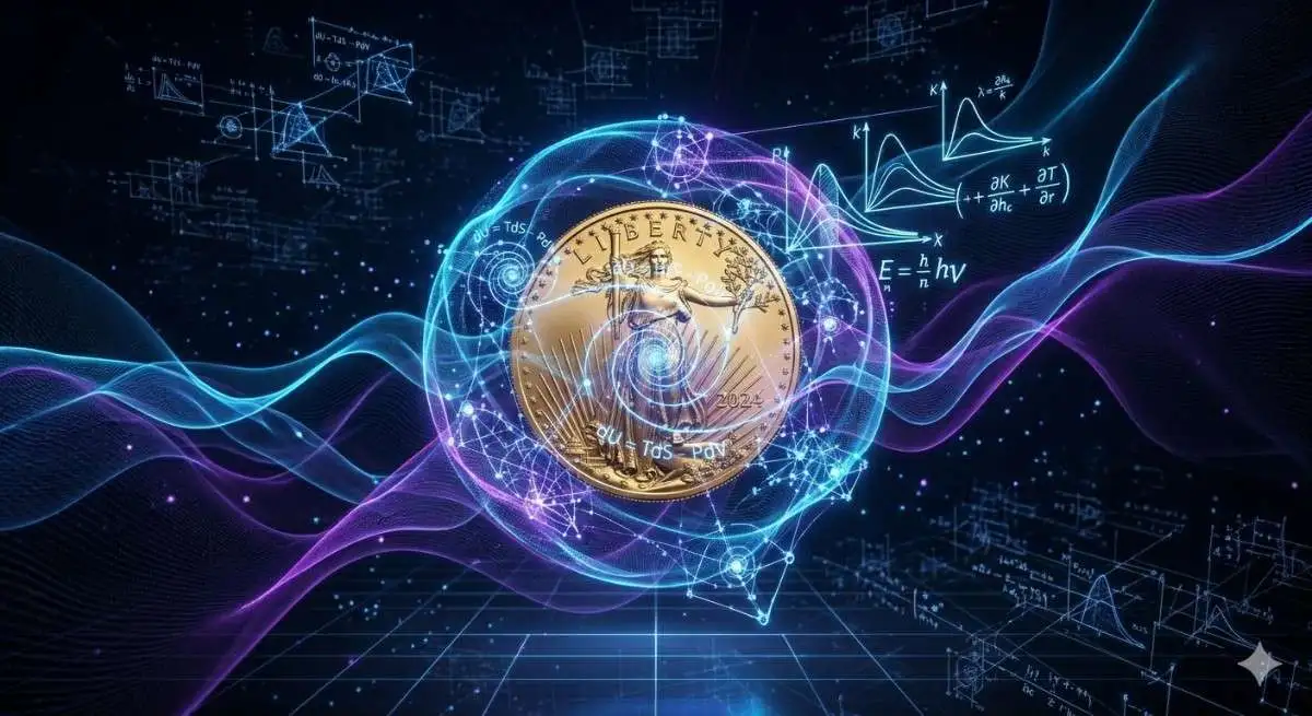 Quantum superposition concept showing multiple states at once World Quantum Day