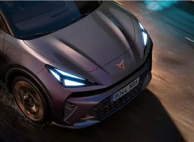 Cupra Raval 2026 electric hatchback front view modern design